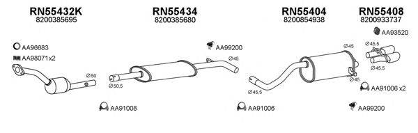VENEPORTE 550621 Система випуску ОГ