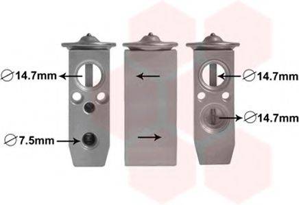VAN WEZEL 82001336 Розширювальний клапан, кондиціонер