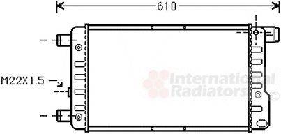 VAN WEZEL 17002115 Радіатор, охолодження двигуна