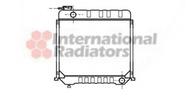 VAN WEZEL 30002059 Радіатор, охолодження двигуна