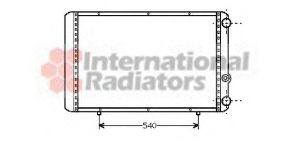 VAN WEZEL 43002155 Радіатор, охолодження двигуна