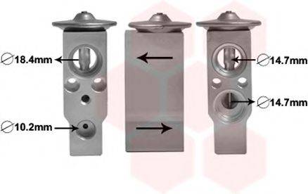 VAN WEZEL 51001092 Розширювальний клапан, кондиціонер