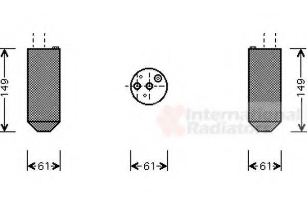 VAN WEZEL 8300D029 Осушувач, кондиціонер