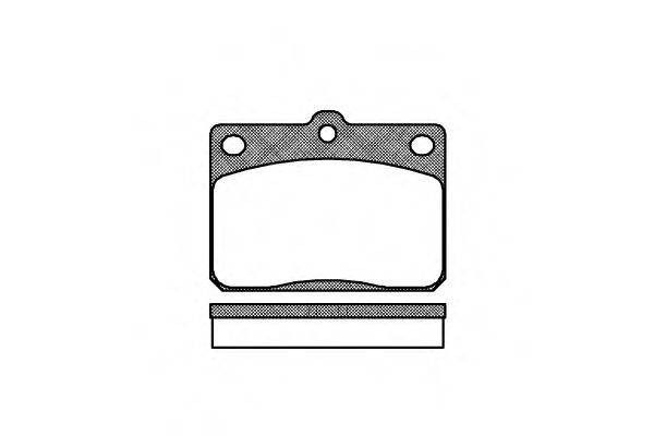 WOKING P179340 Комплект гальмівних колодок, дискове гальмо