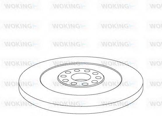 WOKING NSA103210 гальмівний диск