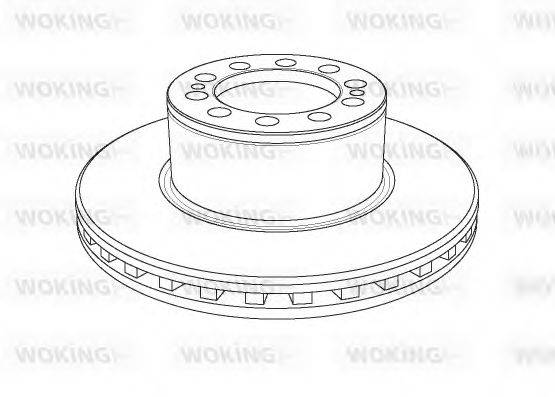 WOKING NSA115720 гальмівний диск
