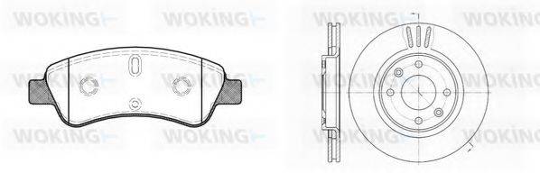 WOKING 8940300 Комплект гальм, дисковий гальмівний механізм