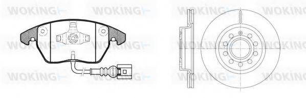 WOKING 81130304 Комплект гальм, дисковий гальмівний механізм