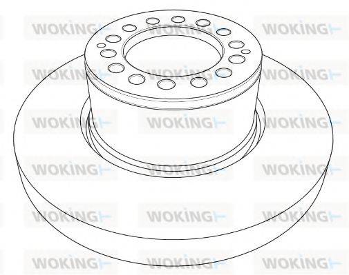 WOKING NSA120510 гальмівний диск