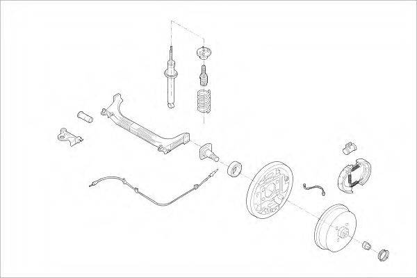 MONROE MO02132HA Підвіска колеса