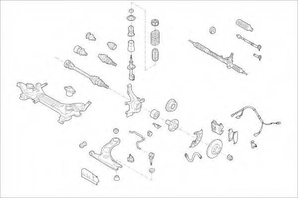 MONROE MO02915VA Підвіска колеса