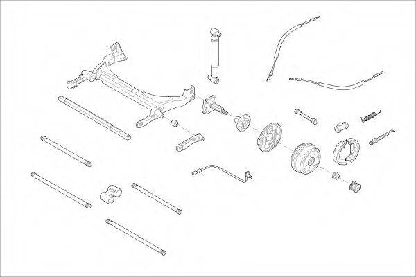 MONROE MO05654HA Підвіска колеса