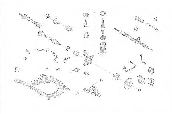 MONROE MO05654VA Підвіска колеса