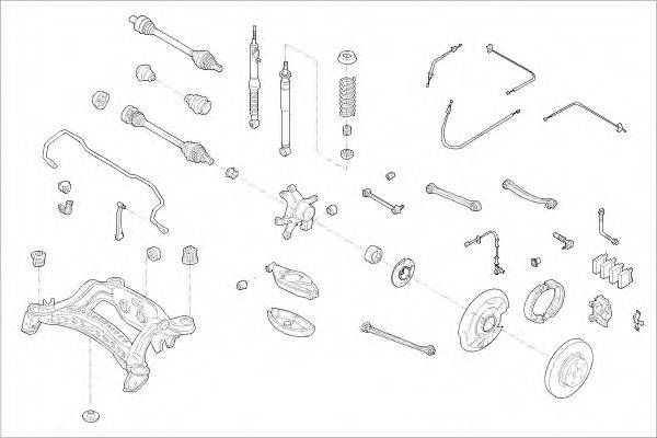 MONROE MO07834HA Підвіска колеса