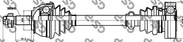 GSP 202002 Приводний вал