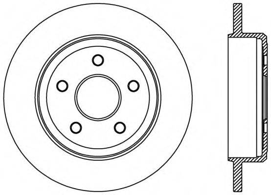 OPEN PARTS BDR244610 гальмівний диск