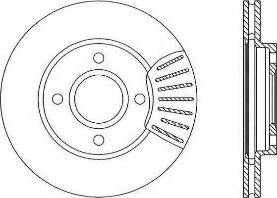 OPEN PARTS BDA173920 гальмівний диск