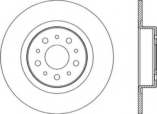 OPEN PARTS BDA217910 гальмівний диск