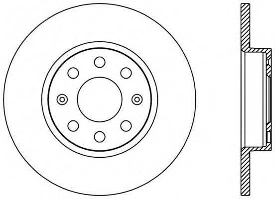 OPEN PARTS BDA244410 гальмівний диск