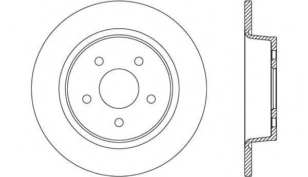 OPEN PARTS BDA263510 гальмівний диск