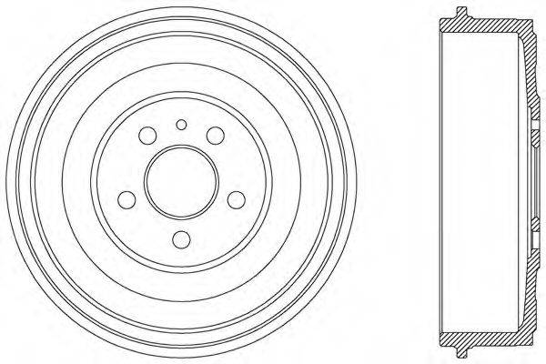 OPEN PARTS BAD902810 Гальмівний барабан