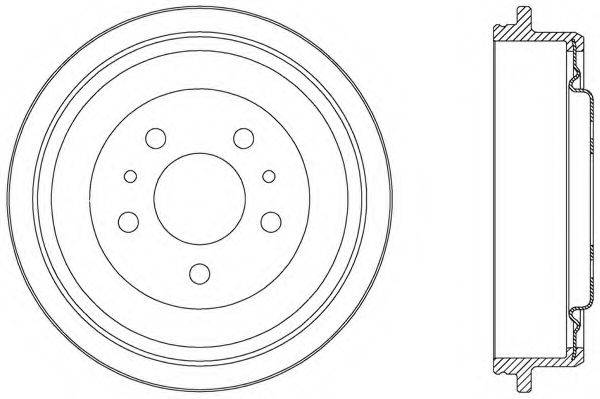 OPEN PARTS BAD904020 Гальмівний барабан