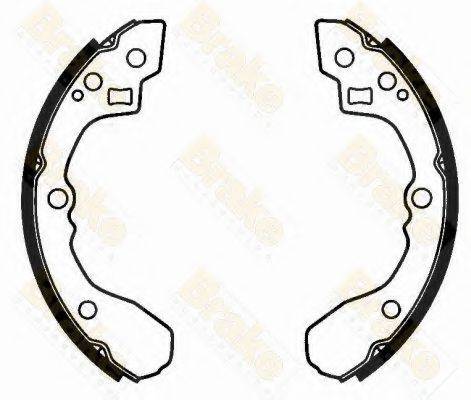 BRAKE ENGINEERING SH2600 Комплект гальмівних колодок