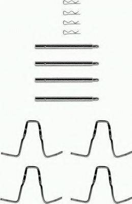 TEXTAR 82018300 Комплектуючі, колодки дискового гальма