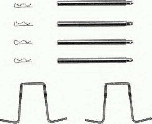 TEXTAR 82018500 Комплектуючі, колодки дискового гальма