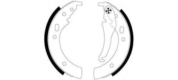 TEXTAR 91006300 Комплект гальмівних колодок