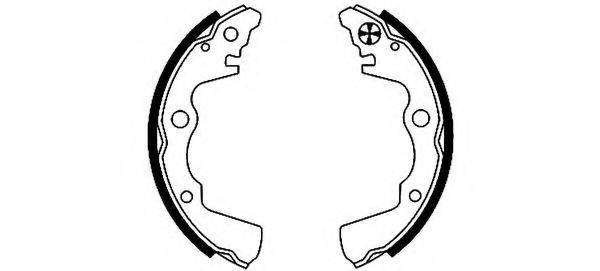 TEXTAR 91040900 Комплект гальмівних колодок