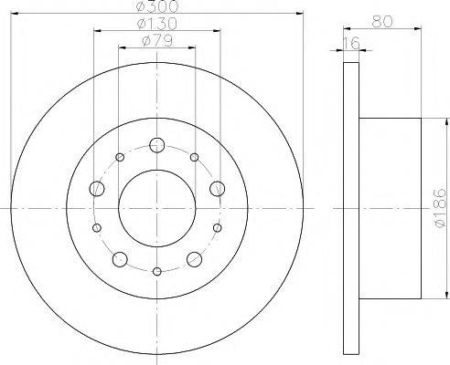 TEXTAR 92157600 гальмівний диск
