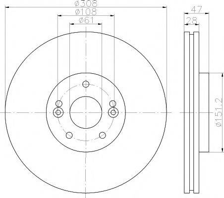 TEXTAR 92157700 гальмівний диск