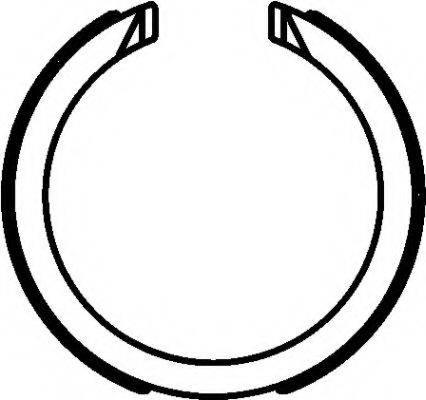 TEXTAR 91077400 Комплект гальмівних колодок, стоянкова гальмівна система