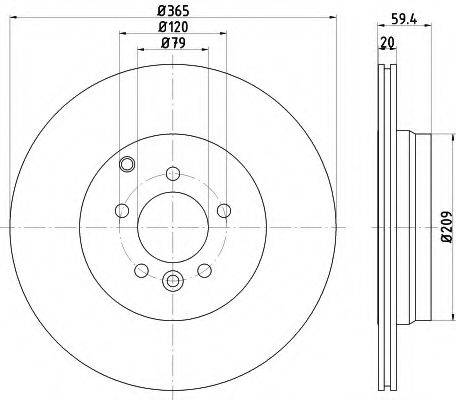 TEXTAR 92275505 гальмівний диск
