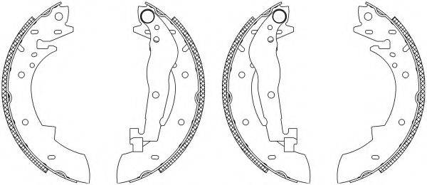 TEXTAR 83030404 Комплект гальмівних колодок