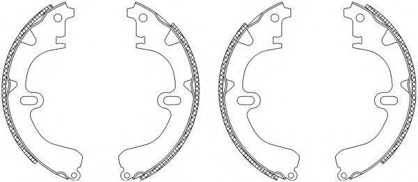 TEXTAR 83032500 Комплект гальмівних колодок