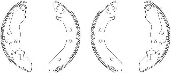 TEXTAR 83043900 Комплект гальмівних колодок