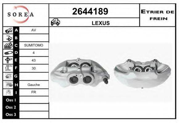 EAI 2644189 Гальмівний супорт
