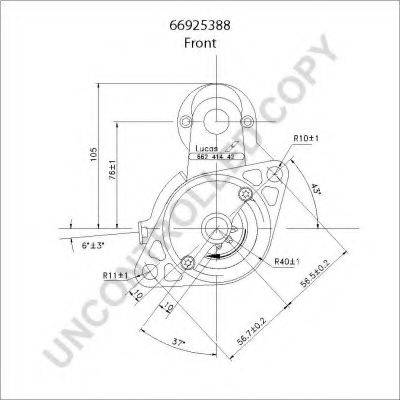 555 17054 Стартер