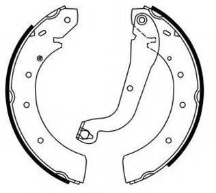 RAICAM 2960 Комплект гальмівних колодок