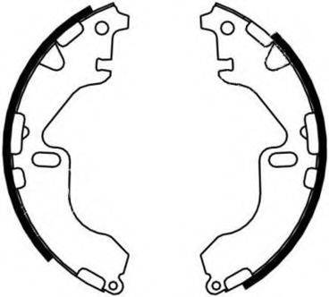 RAICAM 2972 Комплект гальмівних колодок
