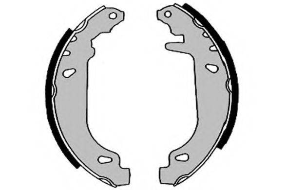 RAICAM 7217RP Комплект гальмівних колодок, стоянкова гальмівна система