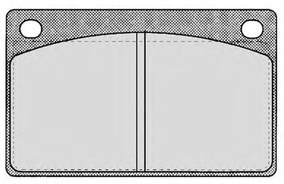 RAICAM RA00440 Комплект гальмівних колодок, дискове гальмо