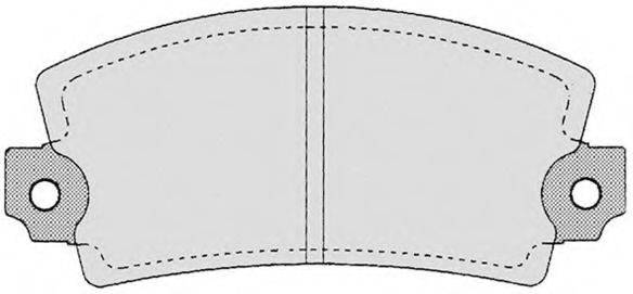RAICAM RA00861 Комплект гальмівних колодок, дискове гальмо