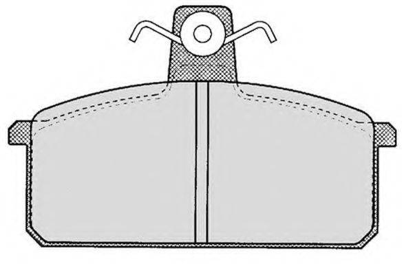 RAICAM RA01910 Комплект гальмівних колодок, дискове гальмо