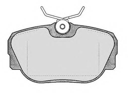 RAICAM RA04040 Комплект гальмівних колодок, дискове гальмо