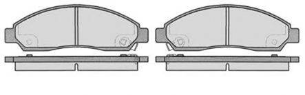 RAICAM RA04110 Комплект гальмівних колодок, дискове гальмо