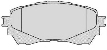 RAICAM RA09340 Комплект гальмівних колодок, дискове гальмо