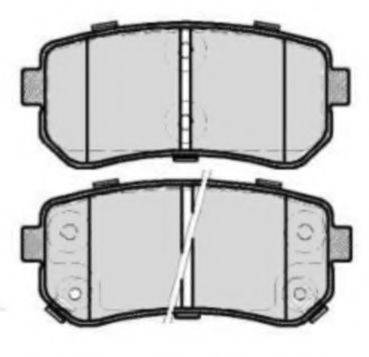 RAICAM RA09791 Комплект гальмівних колодок, дискове гальмо